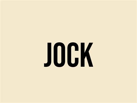 What Does Jock Mean? - Meaning, Uses and More - FluentSlang