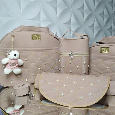 Kit Bolsas Maternidade Pe As Para Beb Unissex Nude Elo