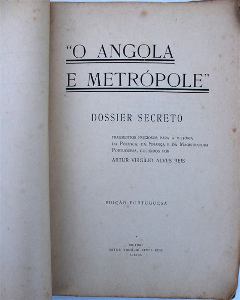 Angola e Metrópole Dossier Leiloes Artbid