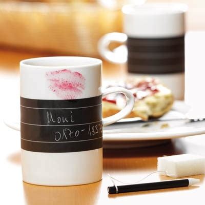 Mug ardoise avec craie éponge Asa selection Pickture