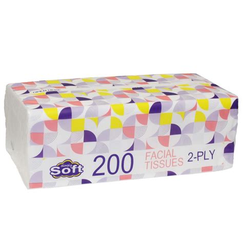 Pieces Facial Tissue Pk Ply Sheet In X In Soft Pack