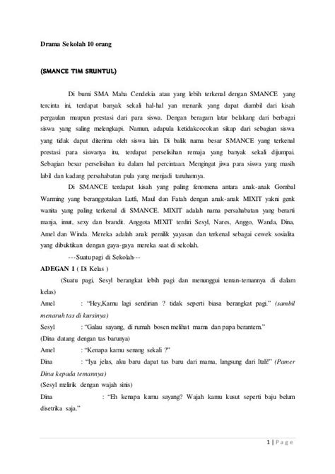 Detail Contoh Drama Anak Sekolah Koleksi Nomer