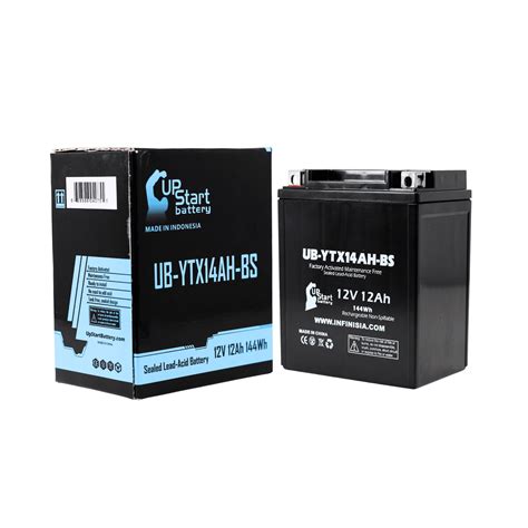 UB YTX14AH BS Battery Replacement For 2000 Polaris All Models Excl