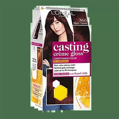 Loreal Paris Casting Creme Gloss Hair Colour 875 G 72 Ml 360 Black Cherry Jhattse