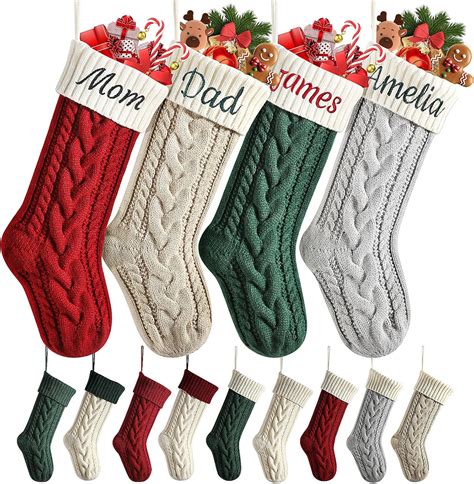 Amazon Personalized Christmas Stockings Pack Large Custom