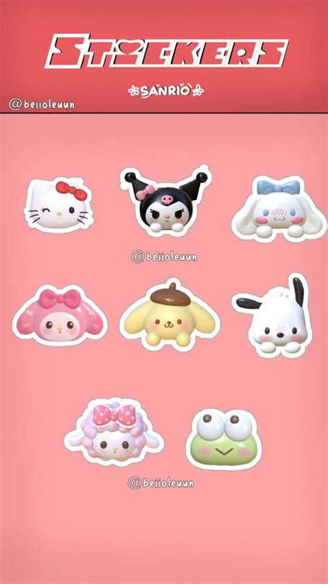 Printable Sanrio Stickers Free