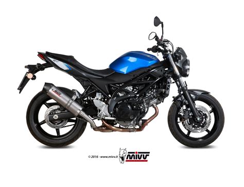 Sport Auspuff MIVV Oval Titan Suzuki SV 650 Bj 2016 2023 Typ CX EURO4