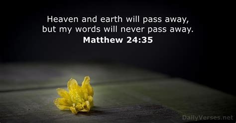 September 13 2021 Bible Verse Of The Day Matthew 2435