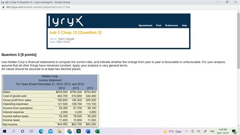 ly lab  chap  question  lyryx learning  google