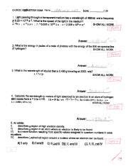 CHEM131 W22 PRACTICE MIDTERM EXAM Answer Key Pdf Course Hero