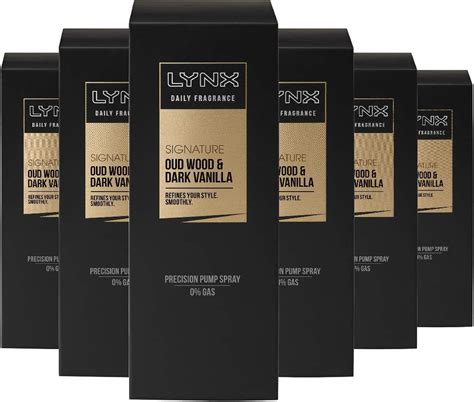 Lynx Signature Oud Wood Dark Vanilla Daily Fragrance Pack Of Gives