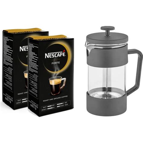 Nescafe Forte Öğütülmüş Filtre Kahve 500 gr x 2 li French Fiyatı