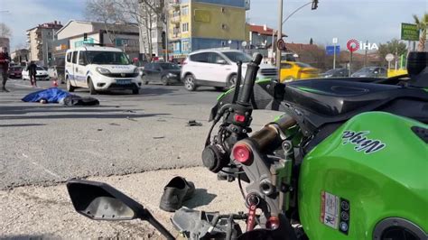 Feci kaza Çarptığı yaya öldü motosikletli ise ağır yaralandı Haberler