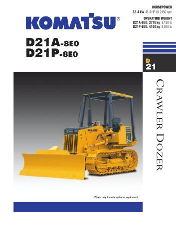 D21A 8E0 D21P 8E0 Komatsu Construction And Mining Equipment PDF