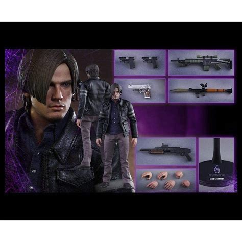 月回血月 咩咩Q 全新 HOT TOYS VGM 惡靈古堡 生化危機 里昂 甘迺迪 LEON 蝦皮購物