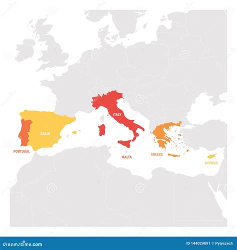 South European Map Sibyl Fanechka