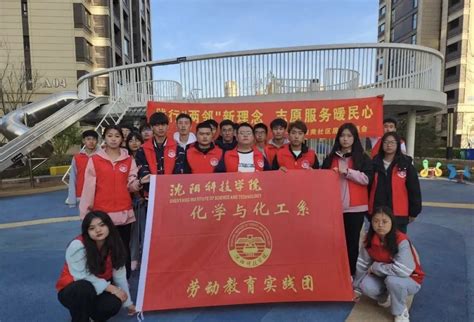 化学与化工系 社区青春行动，彰显青年担当 沈阳科技学院 化学与化工系