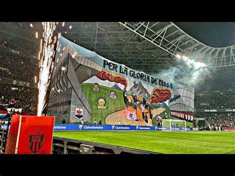 Nice Vs Paris SG Tifo Ultras Nice OGCN PSG Le Superbe Tifo Des