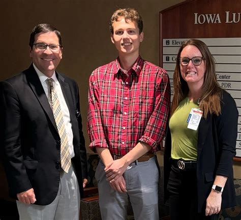 Thank you, Evan Marquardt (center) from Rep. Zach Nunn's office, for