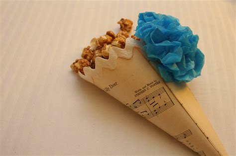 Diy Popcorn Cone For Music Lovers The Dessy Group