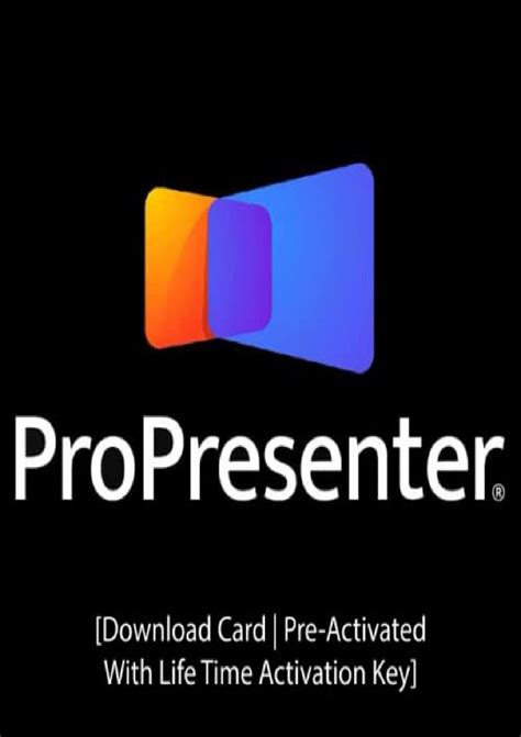 Read Renewedvision Propresenter Live Presentation Production