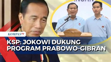 KSP Konfirmasi Pertemuan Presiden Jokowi Dan Prabowo Gibran Di Istana