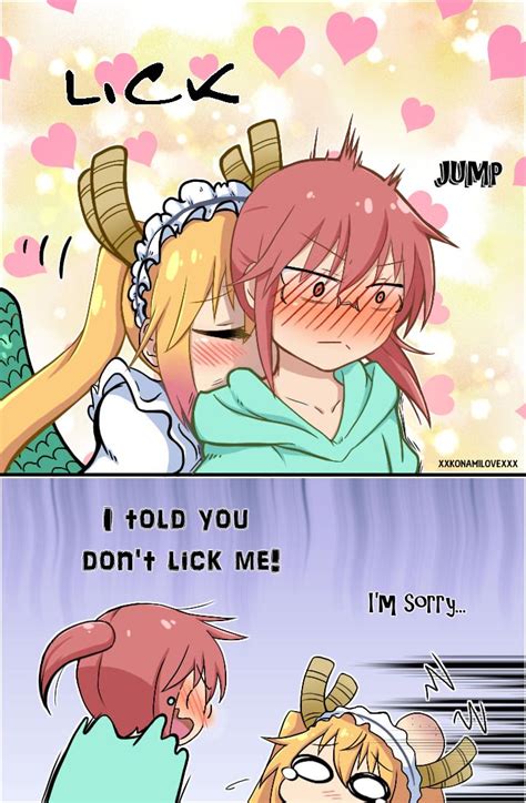 Pin By Trúc Uyên On Dragon Maid Miss Kobayashis Dragon Maid Kobayashi X Tohru Anime Girlxgirl