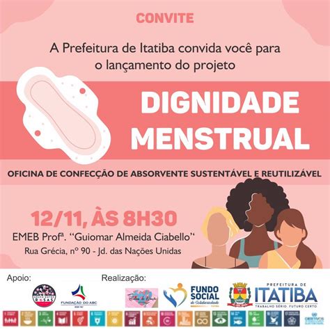 FUABC Apoia Projeto De Dignidade Menstrual Nas Escolas De Itatiba