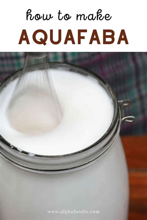 How To Make Aquafaba Homemade Aquafaba Alphafoodie