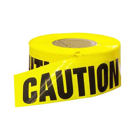 Yellow Caution Economy Caution Tape | Resinet Barrier Fence