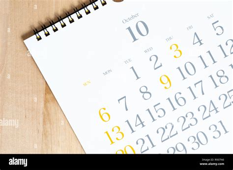 2019 Calendar Hi Res Stock Photography And Images Alamy