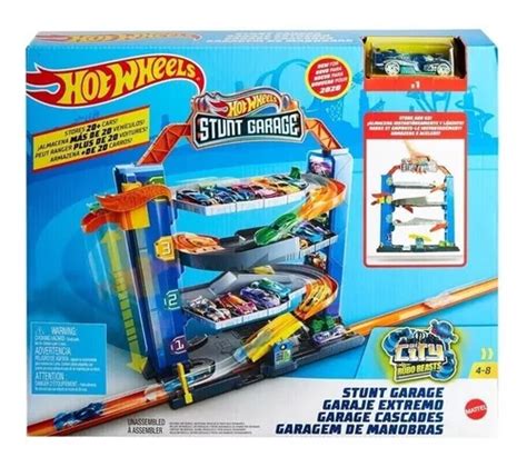 Autopista Hot Wheels City Garaje Extremo Mattel Cuotas Sin Inter S