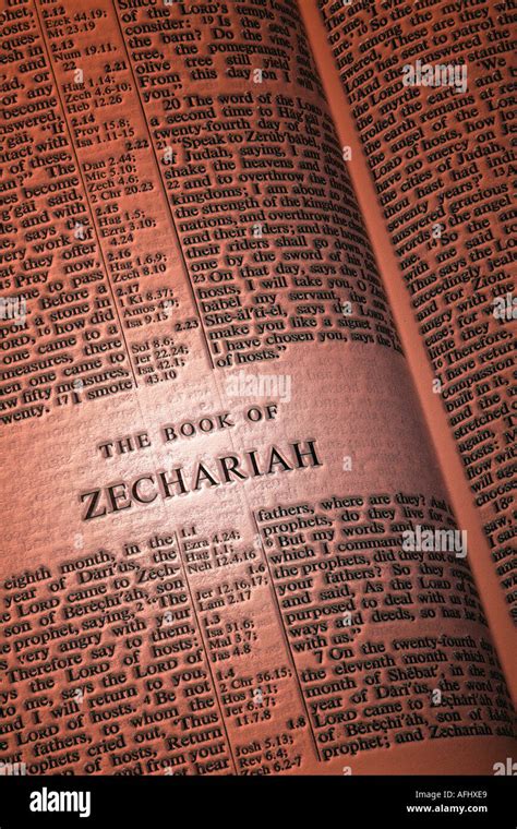 Book Of Zechariah Hi Res Stock Photography And Images Alamy