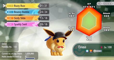 Partner Eevee Status Pokemon Let Go Eevee By Jjw199 On Deviantart