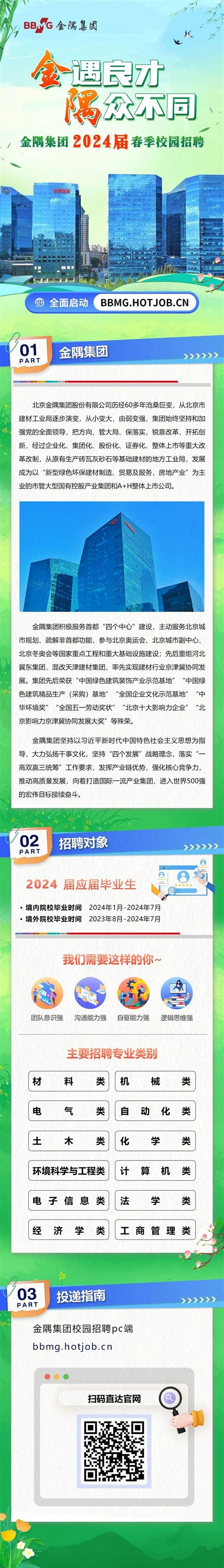 【招聘】金隅集团2024届春季校园招聘正式启动信息大连东软信息学院 就业信息网