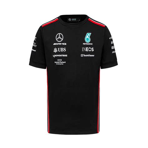 Camiseta Piloto Equipo Amg Petronas F Negro Fone