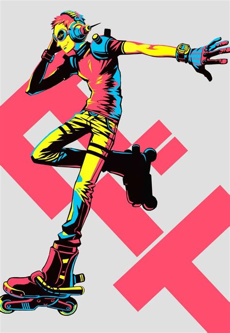 Pin By Fantompizza On Roller Inline Skate Jet Set Radio Character