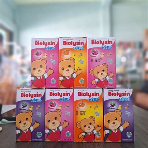 Jual Biolysin Tablet Kunyah Multivitamin Untuk Anak 30 Tablet Shopee