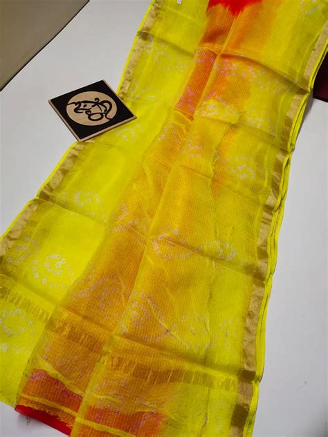 Pure Kota Silk Shibori Sarees Siri Designers