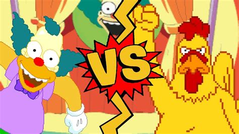 M U G E N Battles Krusty The Clown Vs Ernie The Giant Chicken The