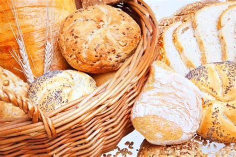 Assortment Of Baked Bread In The Basket Stock Image Image Of Fresh