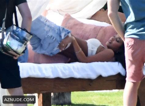 Elsa Hosk Sexy Victoria S Secret Angel During A New Lingerie Photoshoot In Miami Aznude