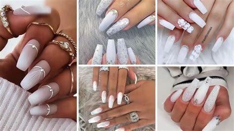 55 Gorgeous Milky White Nail Polish Designs 2024