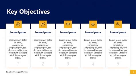 Objectives Powerpoint Template Free Download