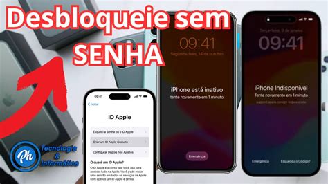 Como desbloquear iPhone indisponível ou Desbloquear ID Apple sem a