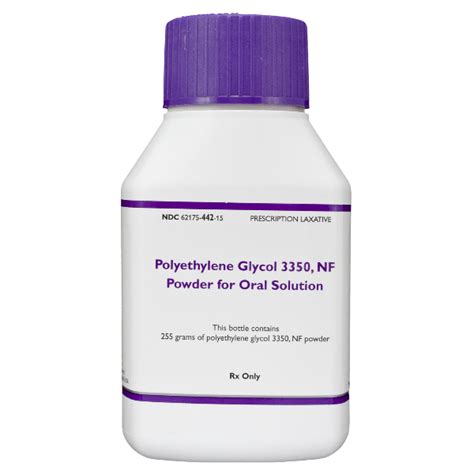 Polyethylene Glycol 3350 Rx Products