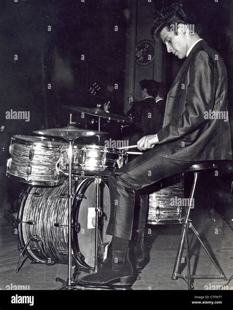 BEATLES in 1962 with Pete Best on drums and George Harrison and John ...