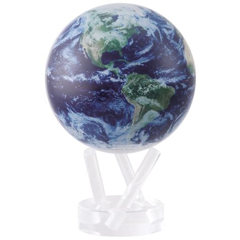 Mova Earth View With Cloud Cover Revolving Globe 45 Inch