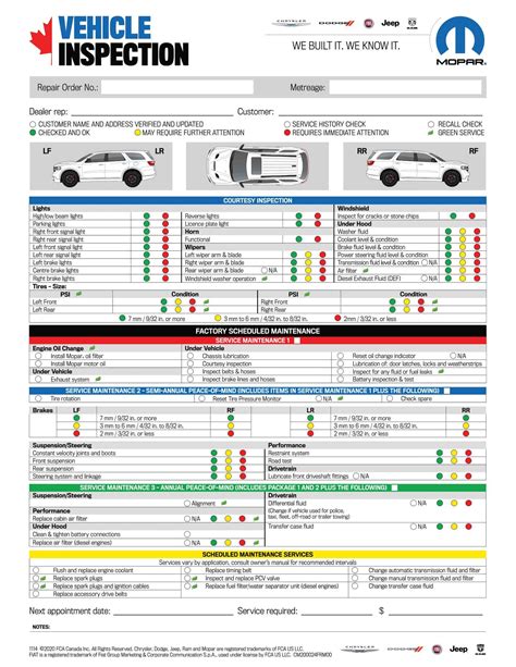 Free Printable Vehicle Inspection Form Free Download 52 Off