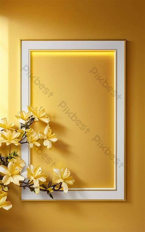 Yellow Prame Twigs Leaves Herbs And Berries Vector Design Isolated On